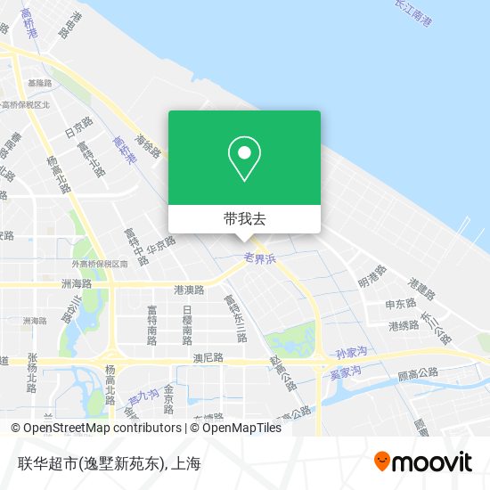 联华超市(逸墅新苑东)地图