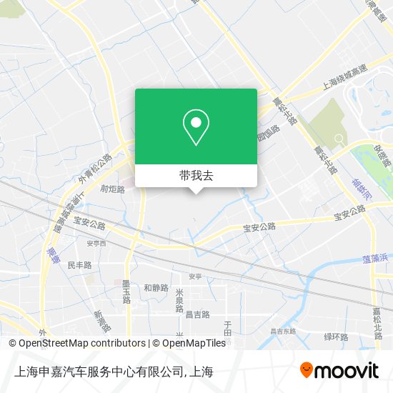 上海申嘉汽车服务中心有限公司地图
