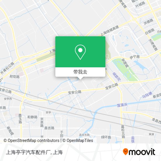 上海亭字汽车配件厂地图