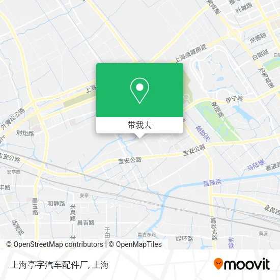 上海亭字汽车配件厂地图