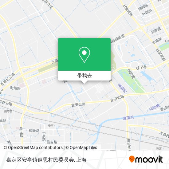 嘉定区安亭镇讴思村民委员会地图