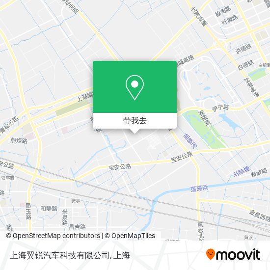 上海翼锐汽车科技有限公司地图