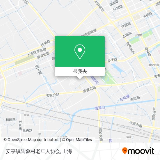 安亭镇陆象村老年人协会地图