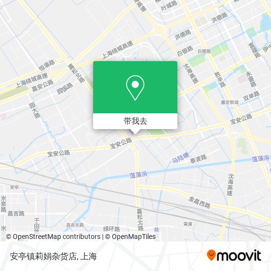 安亭镇莉娟杂货店地图