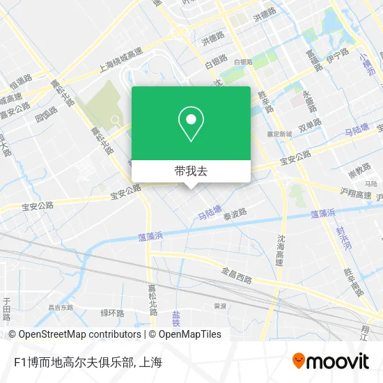 F1博而地高尔夫俱乐部地图