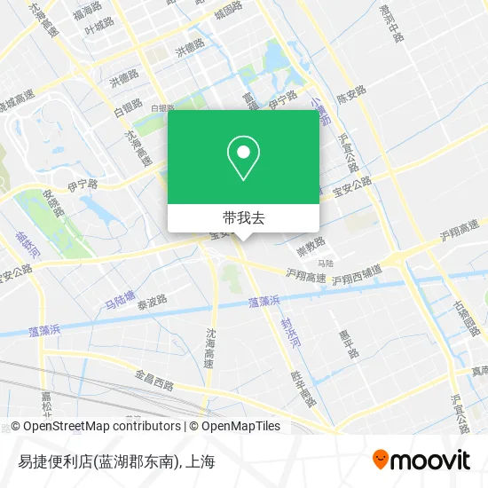 易捷便利店(蓝湖郡东南)地图