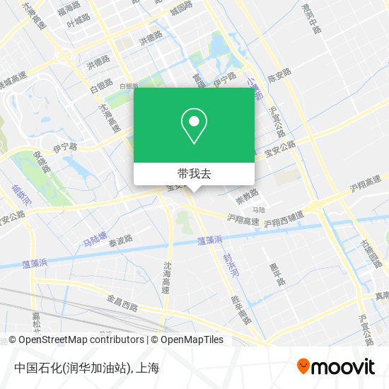 中国石化(润华加油站)地图
