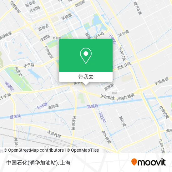中国石化(润华加油站)地图