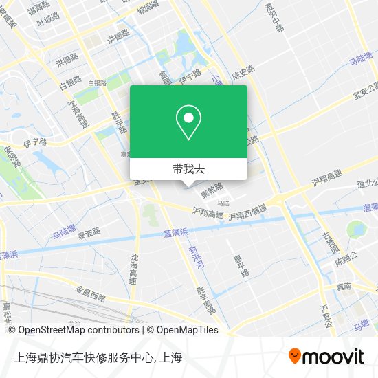 上海鼎协汽车快修服务中心地图