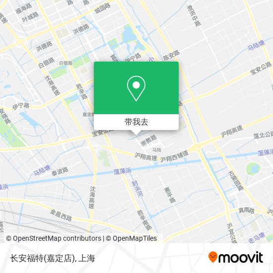 长安福特(嘉定店)地图