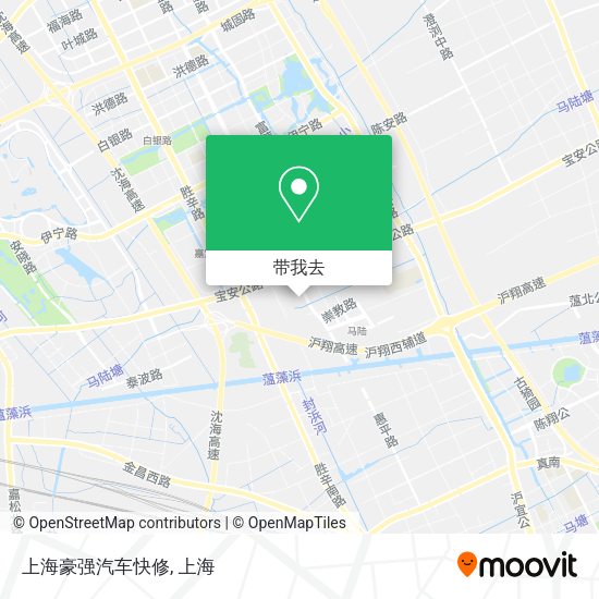 上海豪强汽车快修地图
