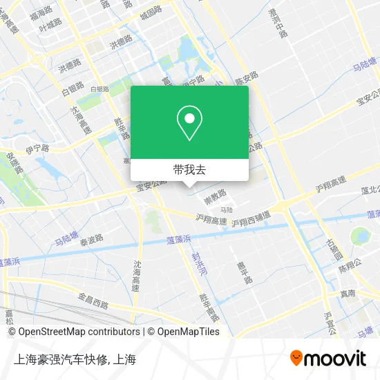 上海豪强汽车快修地图