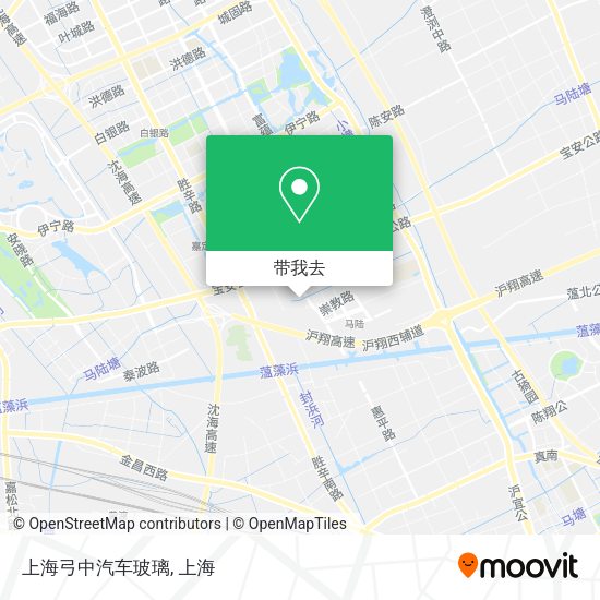上海弓中汽车玻璃地图