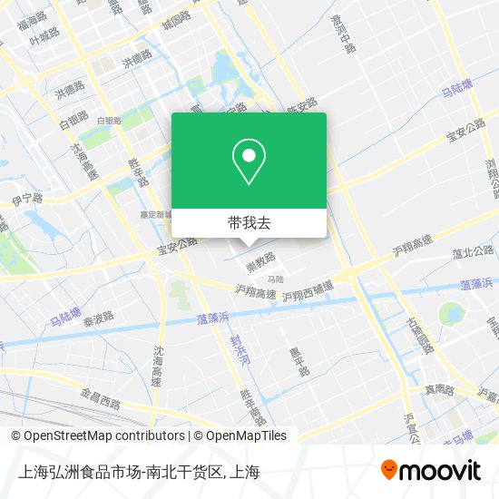 上海弘洲食品市场-南北干货区地图