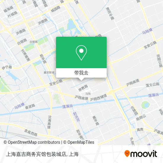 上海嘉吉商务宾馆包装城店地图