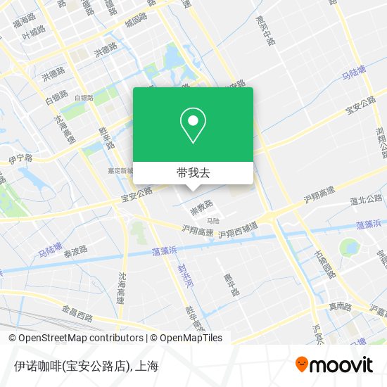 伊诺咖啡(宝安公路店)地图