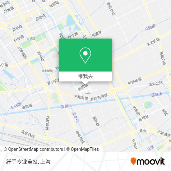 纤手专业美发地图