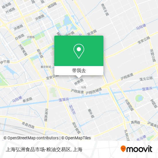 上海弘洲食品市场-粮油交易区地图