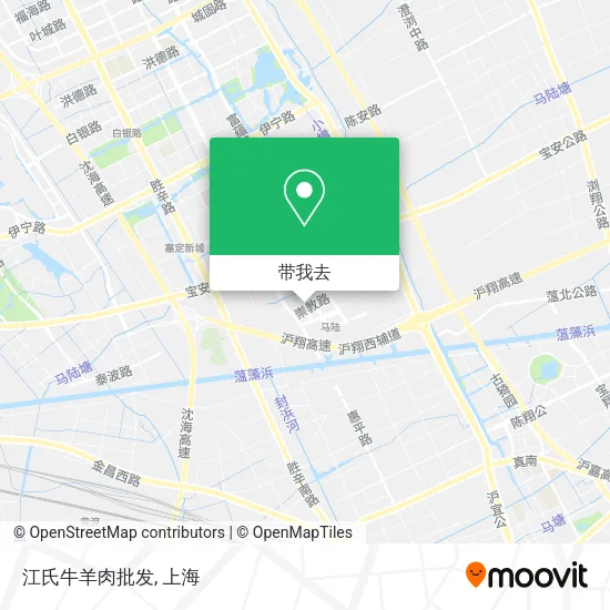 江氏牛羊肉批发地图