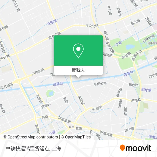 中铁快运鸿宝货运点地图