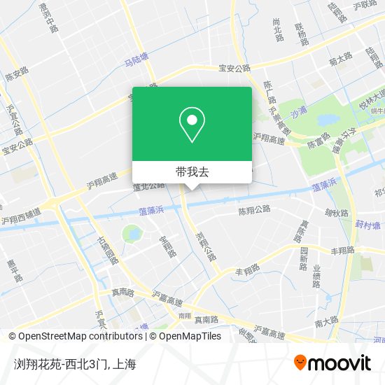 浏翔花苑-西北3门地图