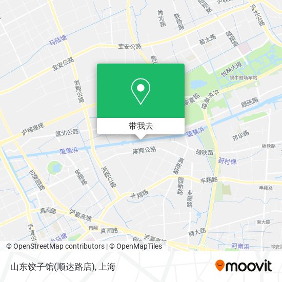 山东饺子馆(顺达路店)地图