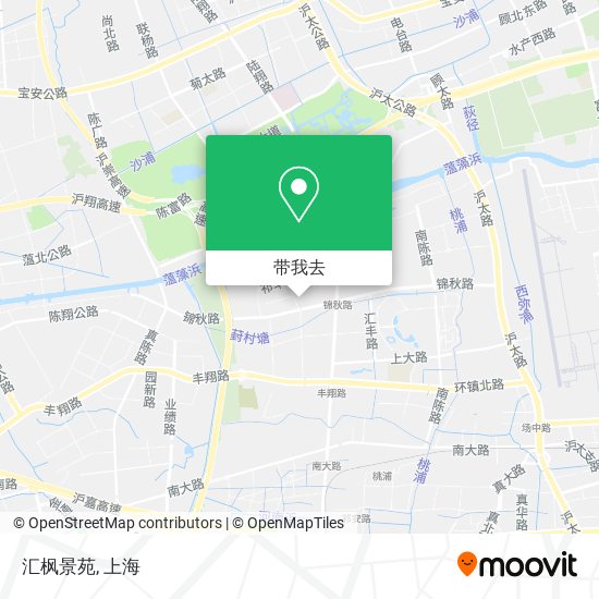 汇枫景苑地图