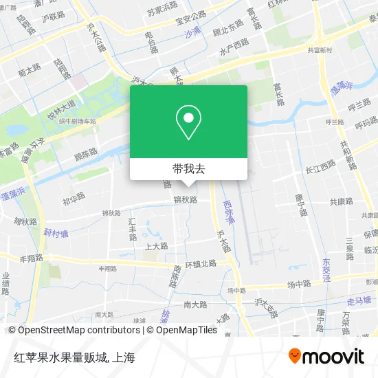 红苹果水果量贩城地图