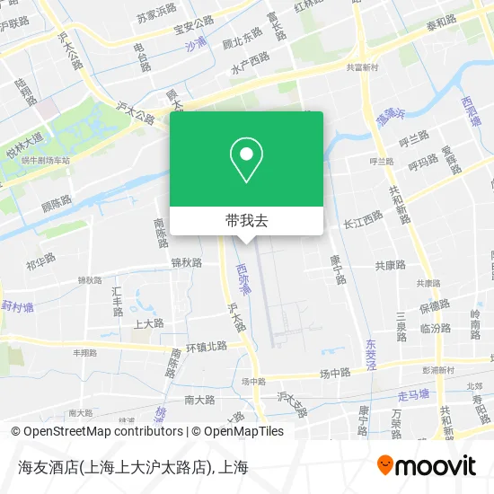 海友酒店(上海上大沪太路店)地图