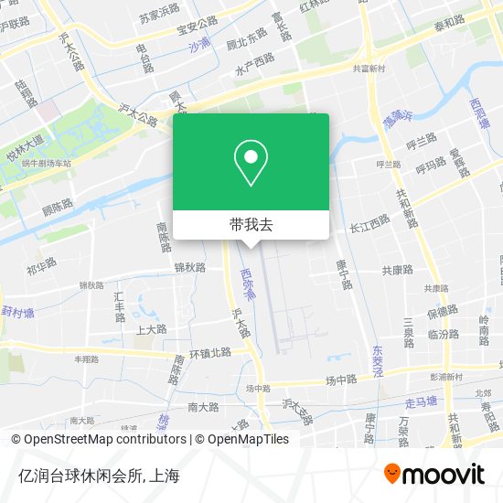 亿润台球休闲会所地图