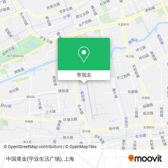 中国黄金(宇业生活广场)地图