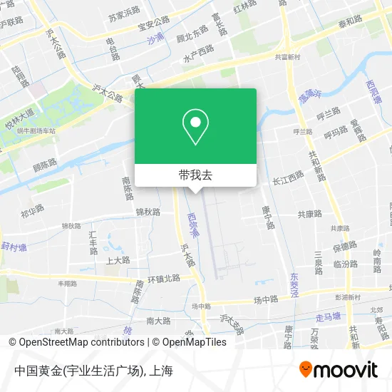中国黄金(宇业生活广场)地图