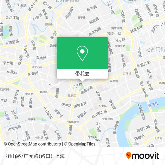 衡山路/广元路(路口)地图