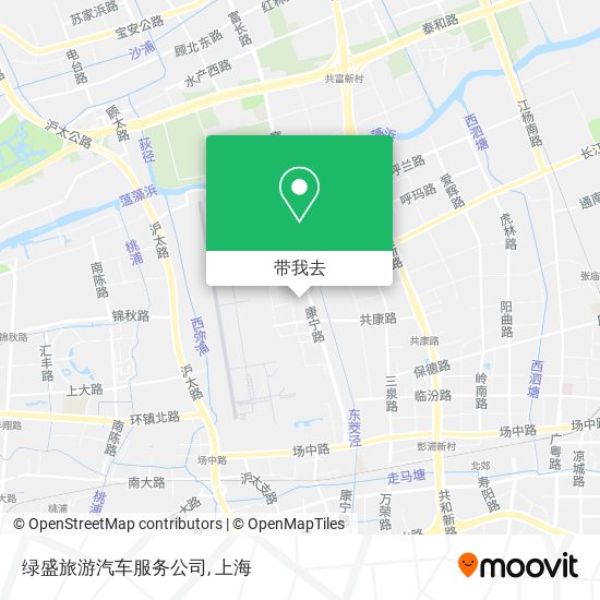 绿盛旅游汽车服务公司地图