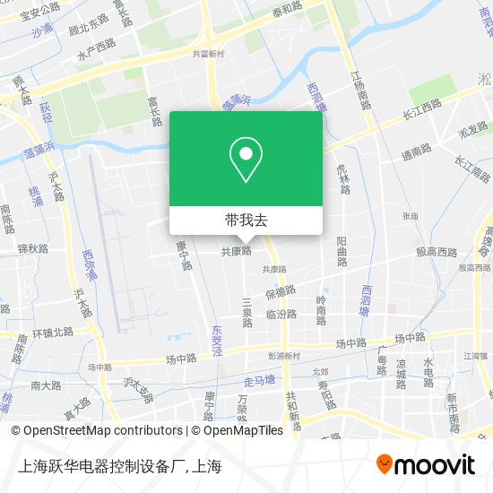 上海跃华电器控制设备厂地图