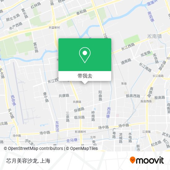 芯月美容沙龙地图