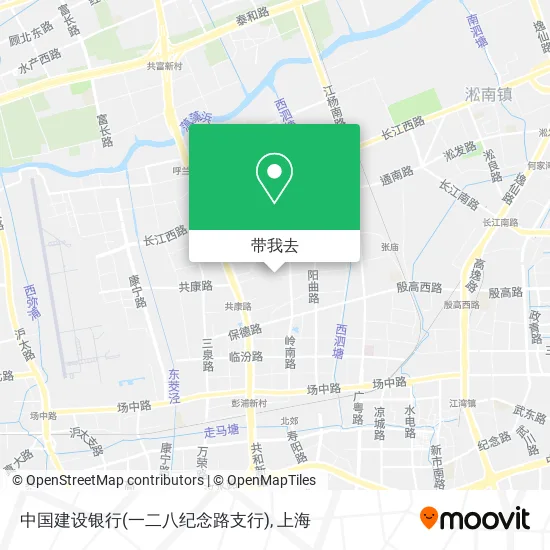 中国建设银行(一二八纪念路支行)地图