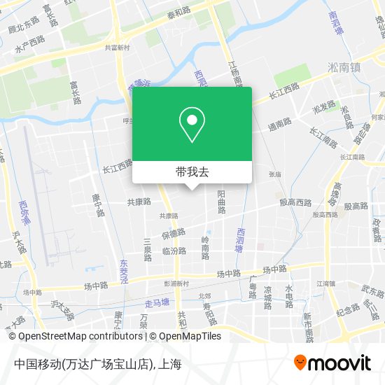 中国移动(万达广场宝山店)地图