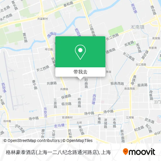 格林豪泰酒店(上海一二八纪念路通河路店)地图