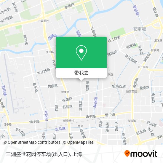 三湘盛世花园停车场(出入口)地图