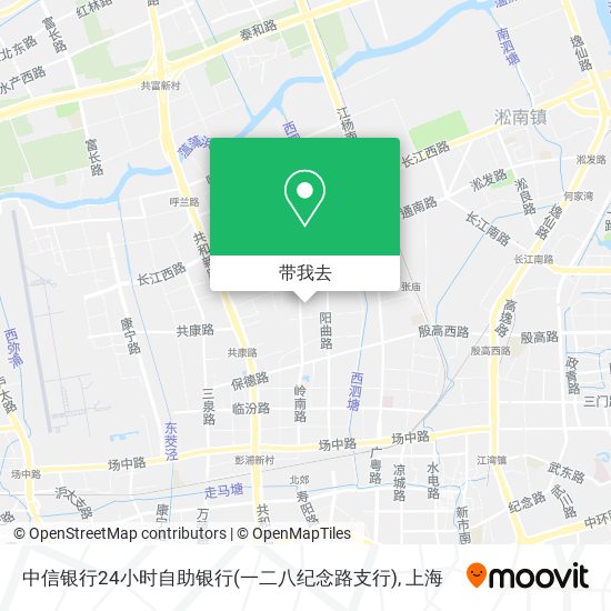 中信银行24小时自助银行(一二八纪念路支行)地图