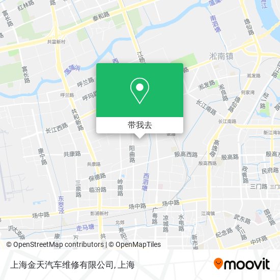 上海金天汽车维修有限公司地图