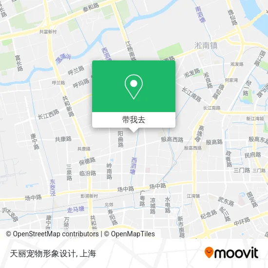 天丽宠物形象设计地图