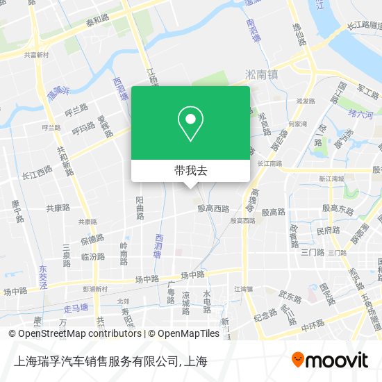 上海瑞孚汽车销售服务有限公司地图