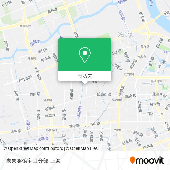 泉泉宾馆宝山分部地图