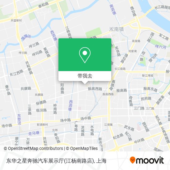 东华之星奔驰汽车展示厅(江杨南路店)地图