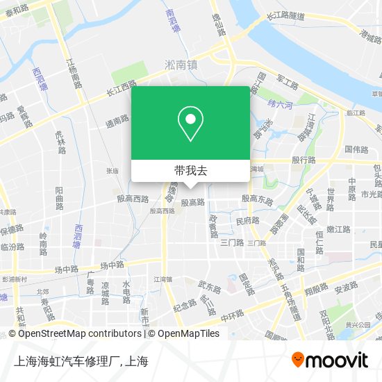 上海海虹汽车修理厂地图