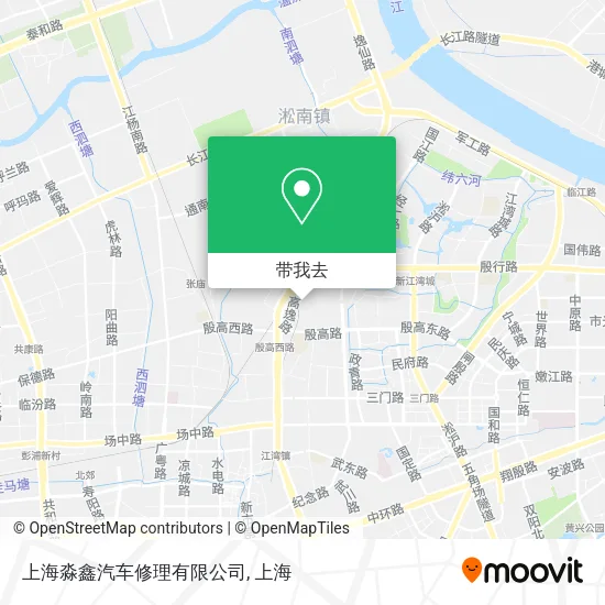 上海淼鑫汽车修理有限公司地图