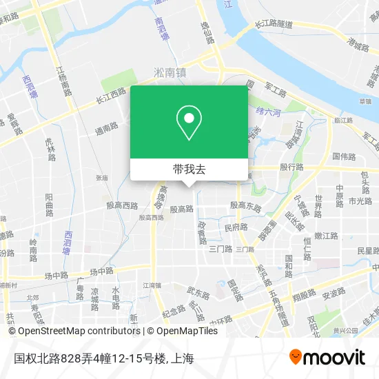 国权北路828弄4幢12-15号楼地图