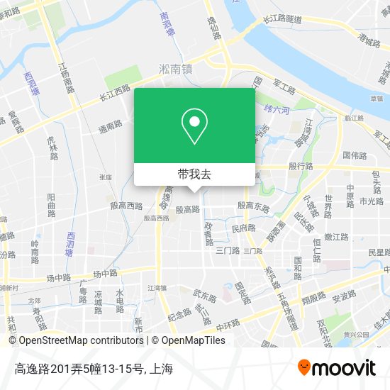 高逸路201弄5幢13-15号地图